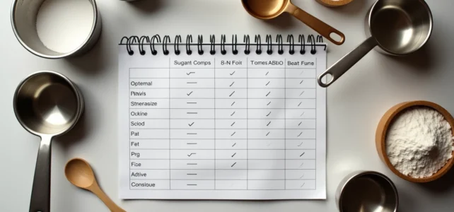 Comment réussir vos recettes avec les bonnes conversions de volumes